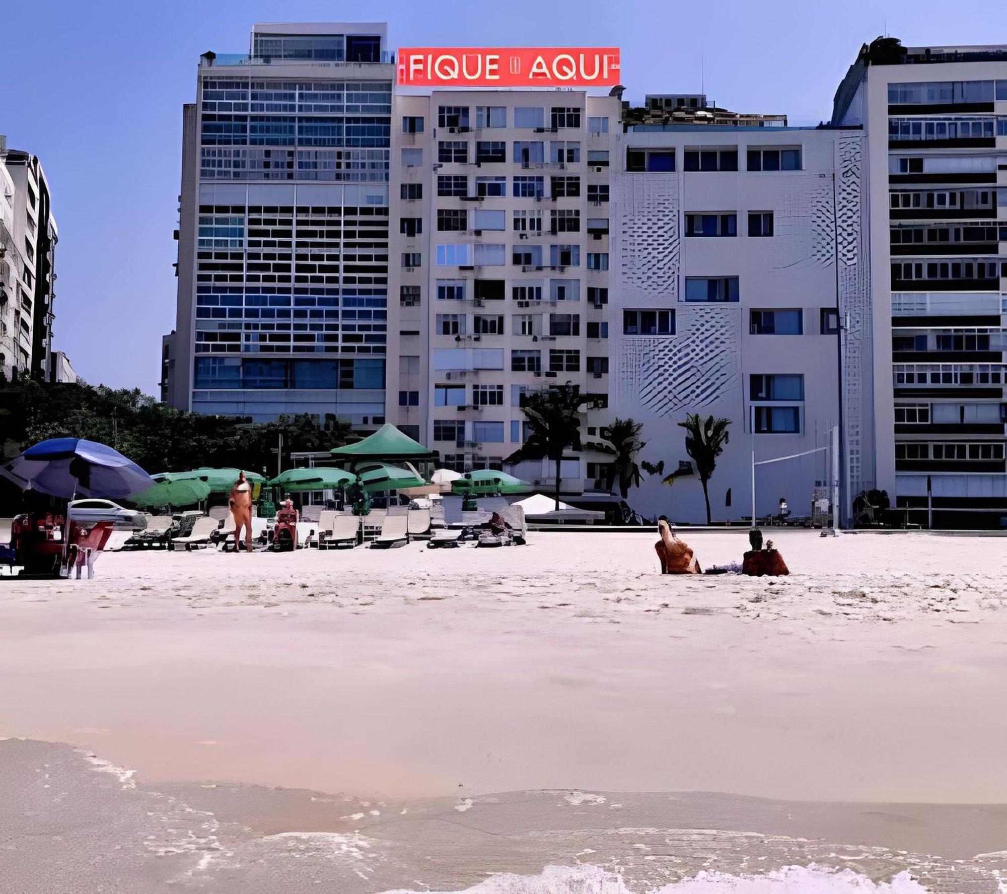 Studio Pe Na Areia Em Copacabana Rio de Janeiro Esterno foto