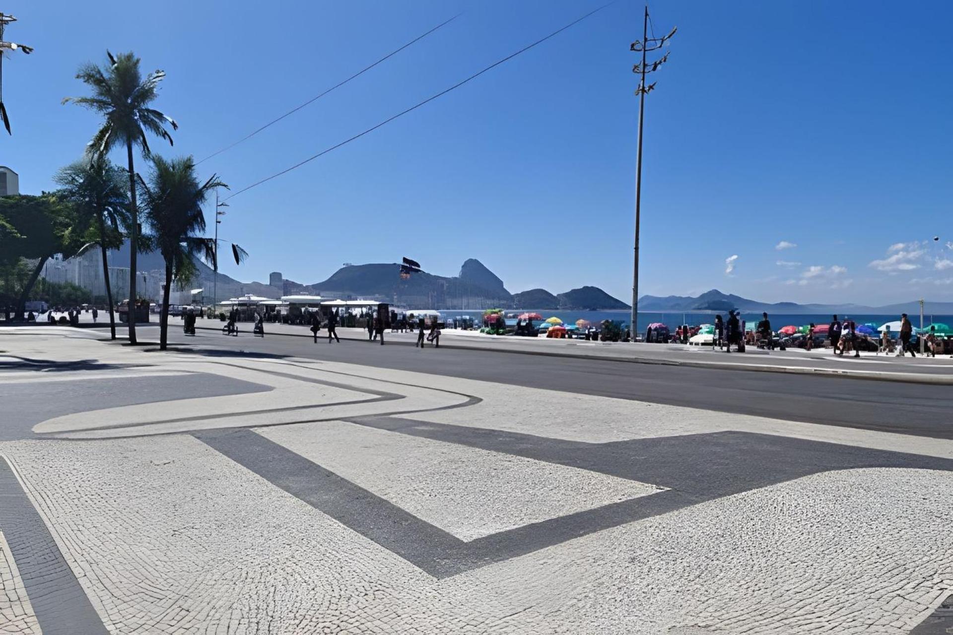Studio Pe Na Areia Em Copacabana Rio de Janeiro Esterno foto