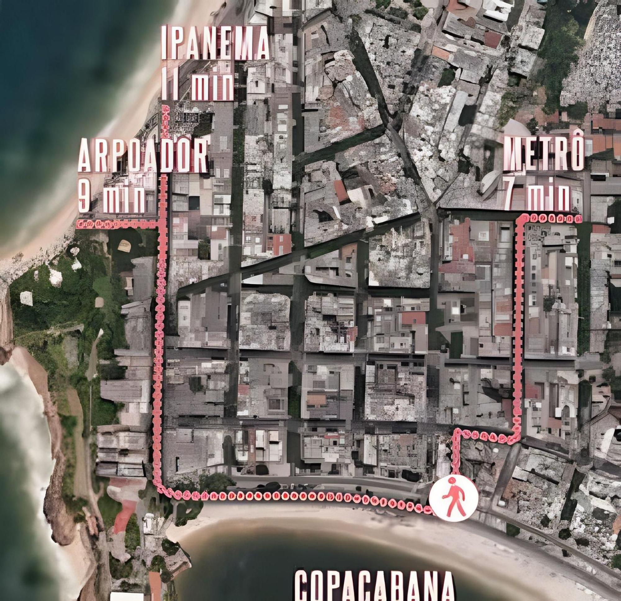 Studio Pe Na Areia Em Copacabana Rio de Janeiro Esterno foto